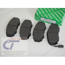 Колодки тормозные передние дисковые R15 Fiat Ducato 2.3 JTD (77362219) Pilenga